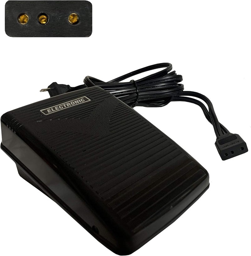 HimaPro Foot Control Pedal and Power Cord for Domestic and Imported Sewing Machines - Variable Speed Control (Kenmore 3 Pin 032270116) - Image 3